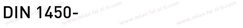 DIN 1450字体转换